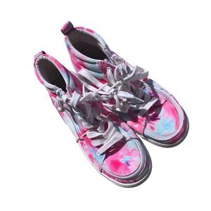 BILLY Footwear Tie Dye High Top Sneakers Kids Shoes Zipper Adaptive KIDS 6m